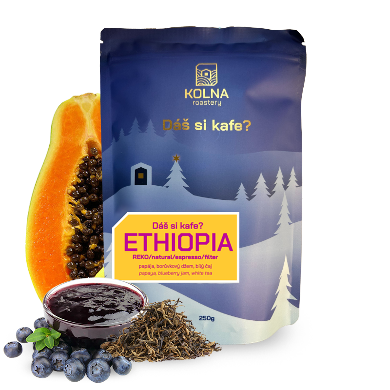 Výběrová káva Kolna Roastery Etiopie REKO