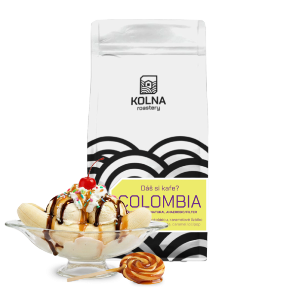 Výběrová káva Kolna Roastery Kolumbie PEŇAS BLANCAS - 200g