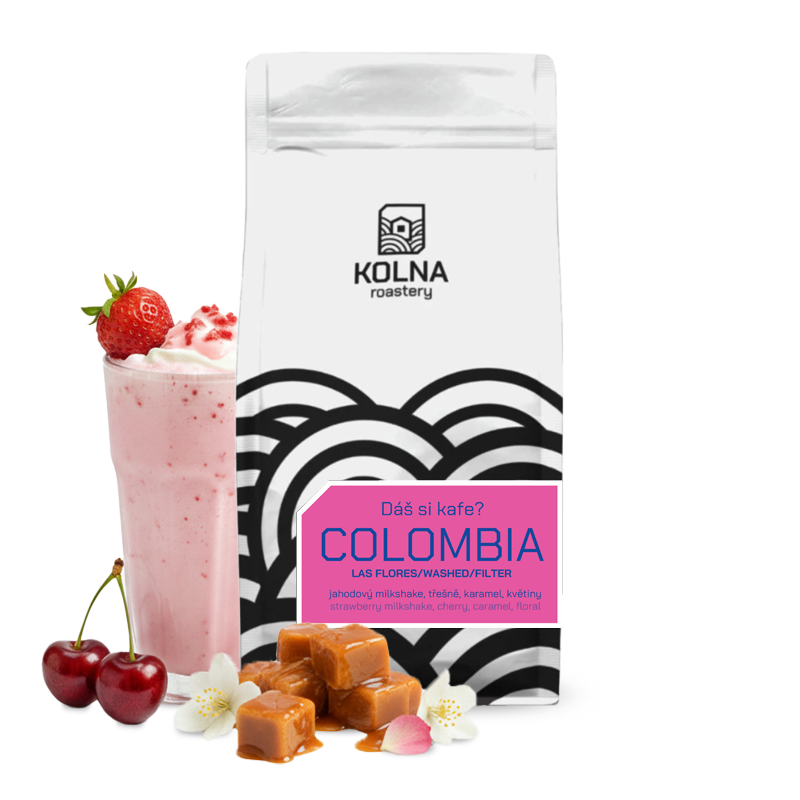 Výběrová káva Kolna Roastery Kolumbie LAS FLORES - 200g