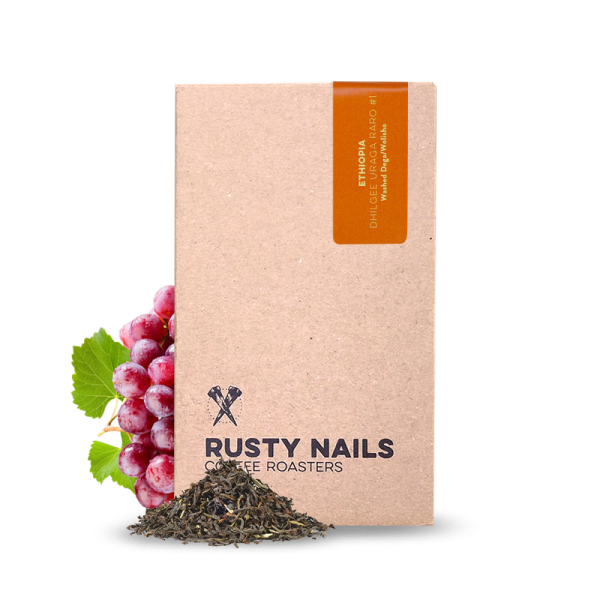 Výběrová káva Rusty Nails Etiopie DHILGEE URAGA RARO #1
