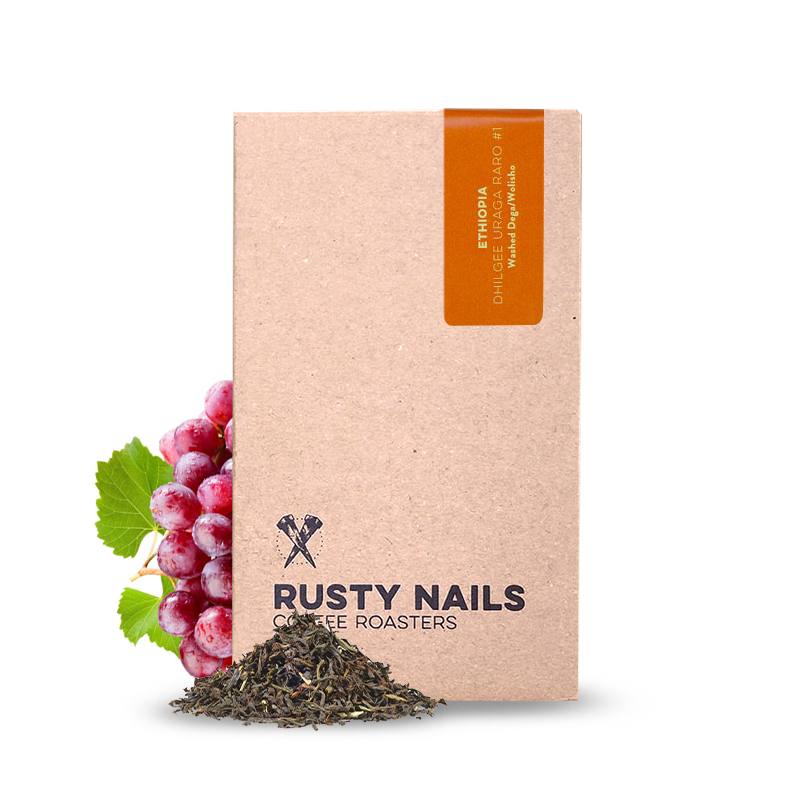 Výběrová káva Rusty Nails Etiopie DHILGEE URAGA RARO #1