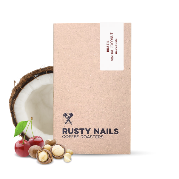 Výběrová káva Rusty Nails Brazílie VINHAL COCONUT