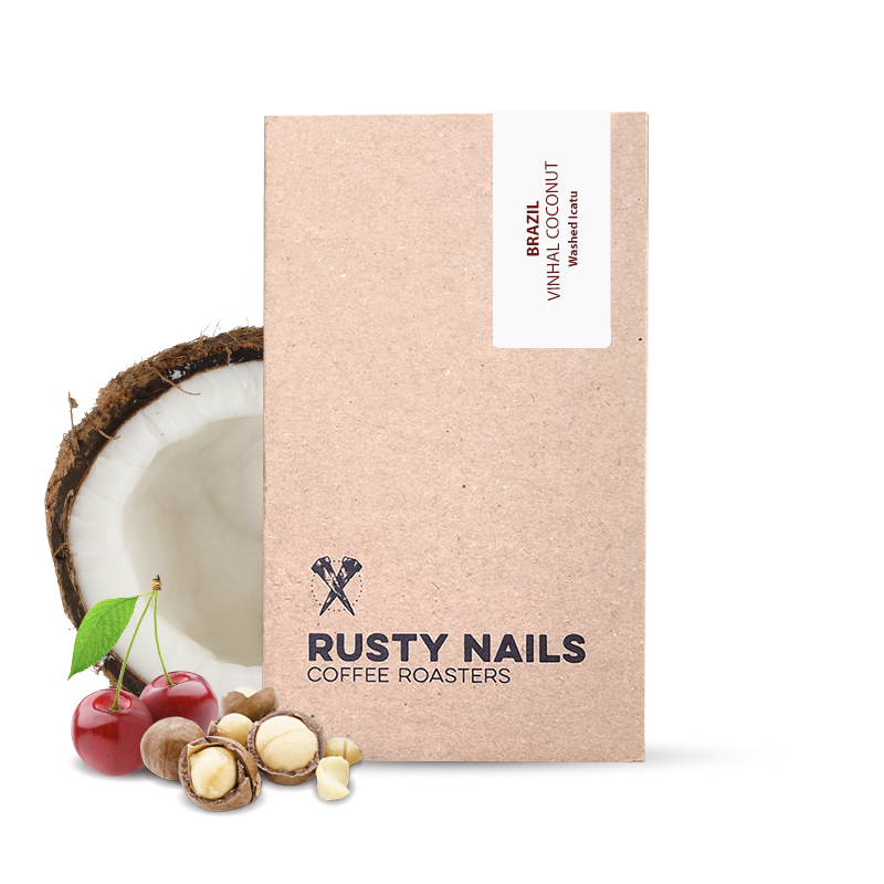 Výběrová káva Rusty Nails Brazílie VINHAL COCONUT