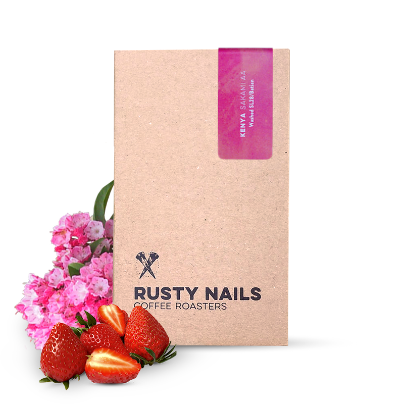 Výběrová káva Rusty Nails Keňa SAKAMI AA - 250g