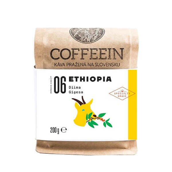 Výběrová káva Coffeein Etiopie GIGESA