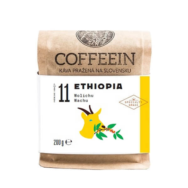 Výběrová káva Coffeein Etiopie WOLICHU WACHU