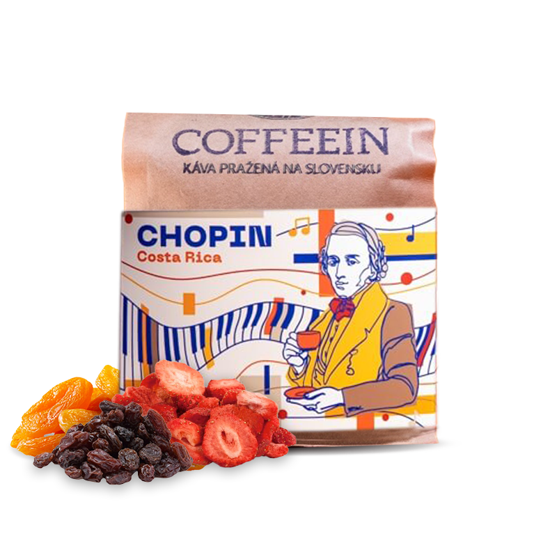 Výběrová káva Coffeein Kostarika CANET CHOPIN