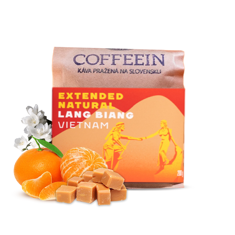 Výběrová káva Coffeein Vietnam LANG BIANG - extended natural