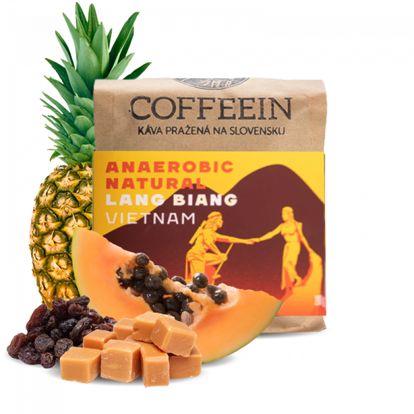 Výběrová káva Coffeein Vietnam LANG BIANG - anaerobic natural