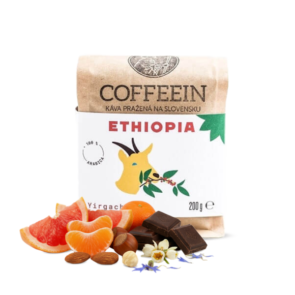 Výběrová káva Coffeein Etiopie YIRGACHEFFE 2/26