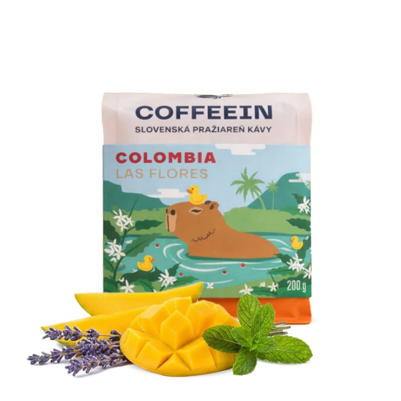 Výběrová káva Coffeein Kolumbie LAS FLORES