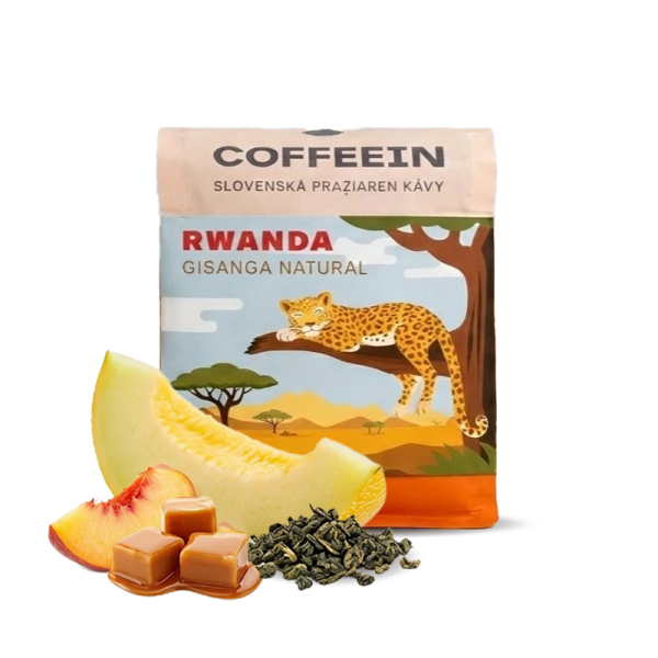 Výběrová káva Coffeein Rwanda GISANGA NATURAL