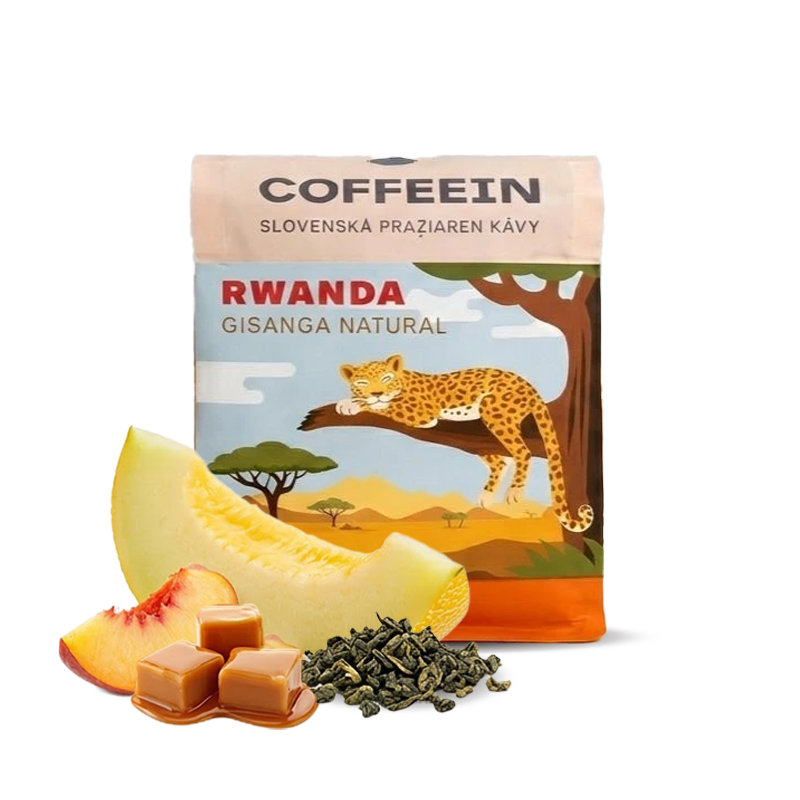 Výběrová káva Coffeein Rwanda GISANGA NATURAL