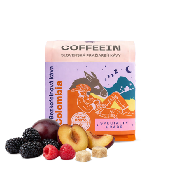 Výběrová káva Coffeein Kolumbie NOGALES DECAF - espresso - bezkofeinová