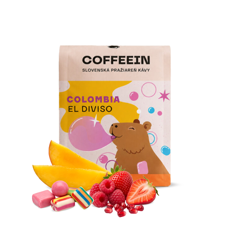 Výběrová káva Coffeein Kolumbie EL DIVISO