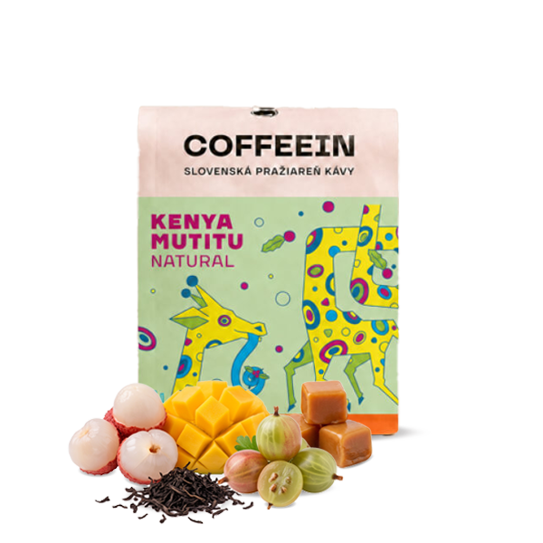 Výběrová káva Coffeein Keňa MUTITU NATURAL