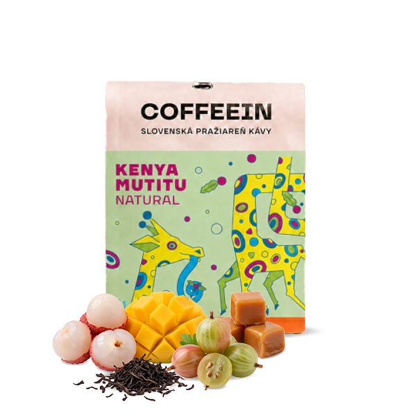 Výběrová káva Coffeein Keňa MUTITU NATURAL