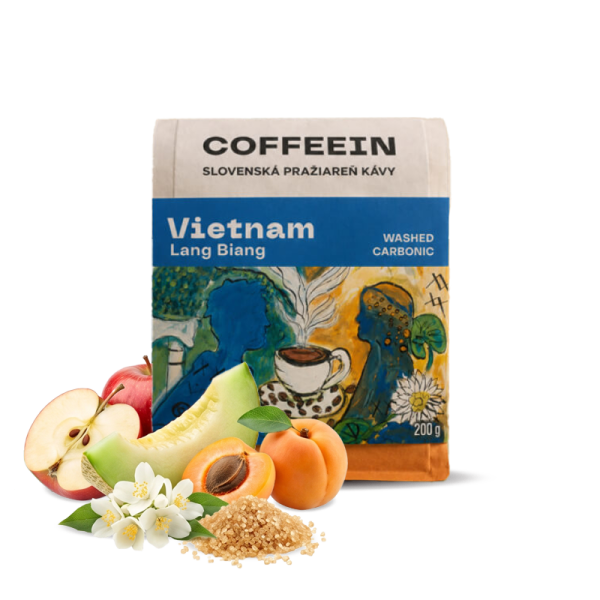 Výběrová káva Coffeein Vietnam LANG BIANG CARBONIC WASHED