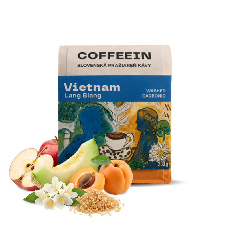Výběrová káva Coffeein Vietnam LANG BIANG CARBONIC WASHED
