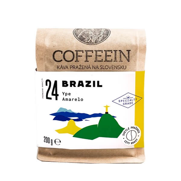 Výběrová káva Coffeein Brazílie YPE AMARELO - cupping score 89b