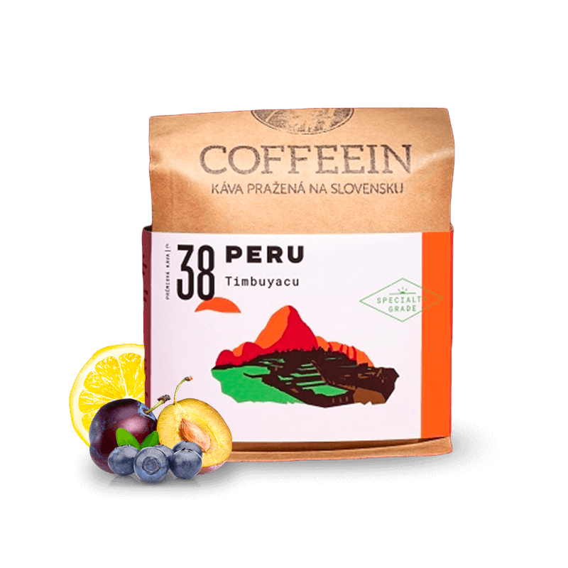 Výběrová káva Coffeein Peru TIMBUYACU ANAEROBIC