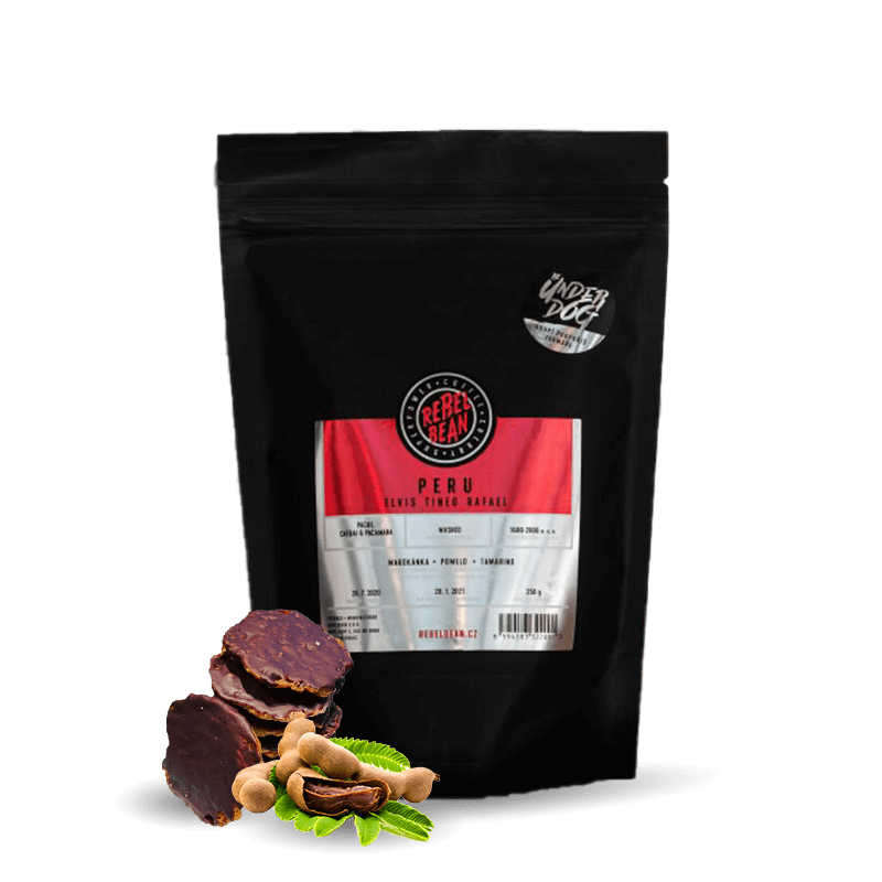 Výběrová káva Rebelbean Peru ELVIS TINEO RAFAEL - projekt Underdog