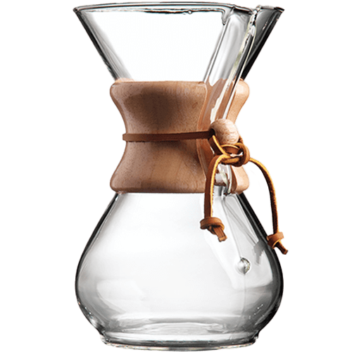 Kávovary Chemex na filtrovanou kávu